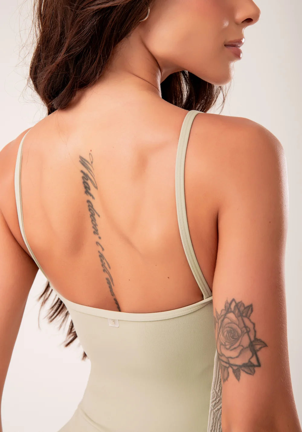 Olive Women’s Fitness Jumpsuit with Side Cutout – Harmony