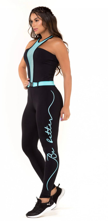 Be Better Overal In Supplex Polyamide And Rubber Print