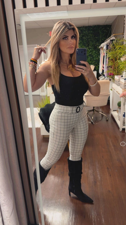 Plaid 4-Piece Set | Kariok Boutique