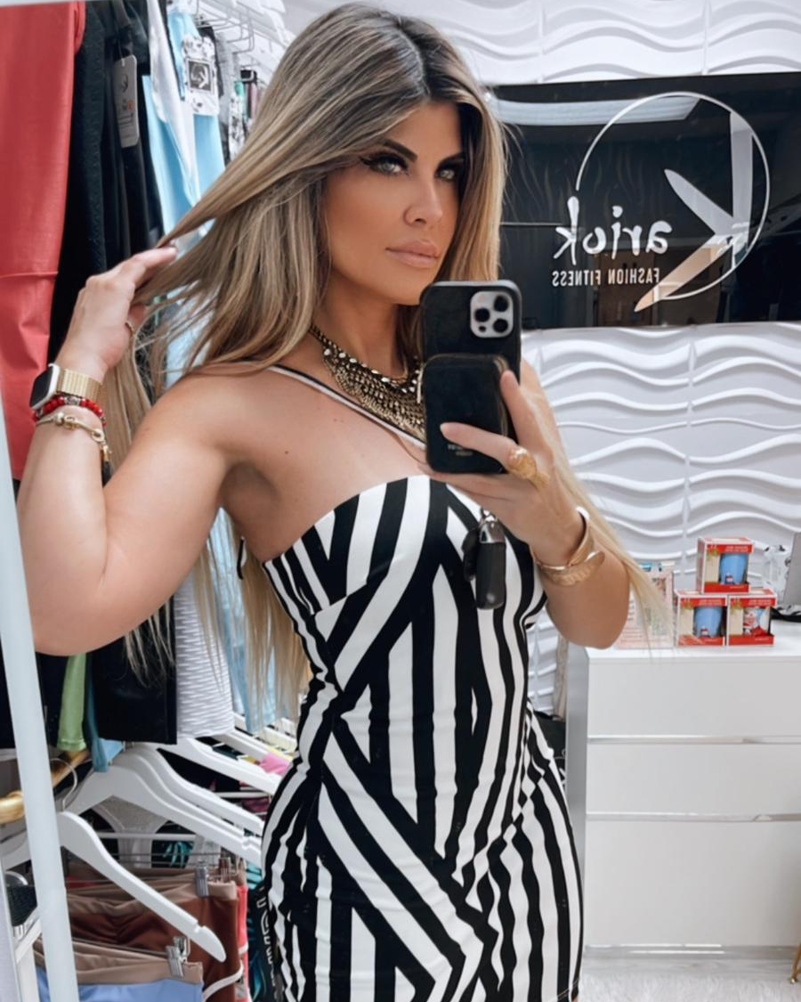Striped Short Dress | Kariok Boutique
