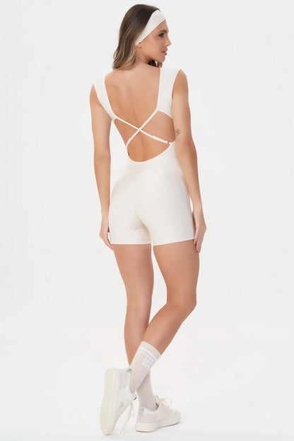 Equilibrium Romper Off White